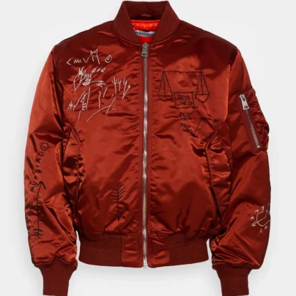 Horizon Cassius Clay Unisex Satin Bomber Jacket