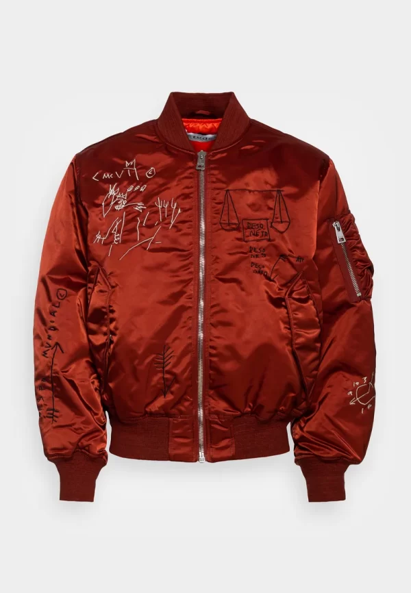 Horizon Cassius Clay Unisex Satin Bomber Jacket