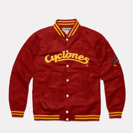 ISU Cyclones Script Red Varsity Jacket