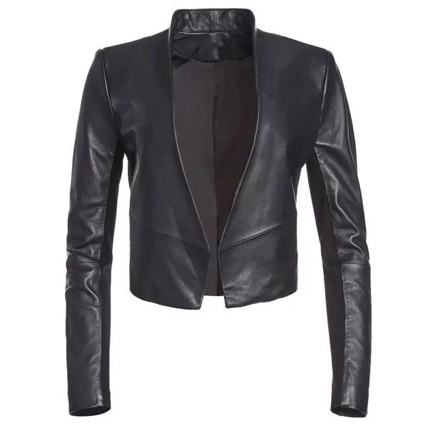 Invasion S02 Shioli Kutsuna Black Leather Jacket