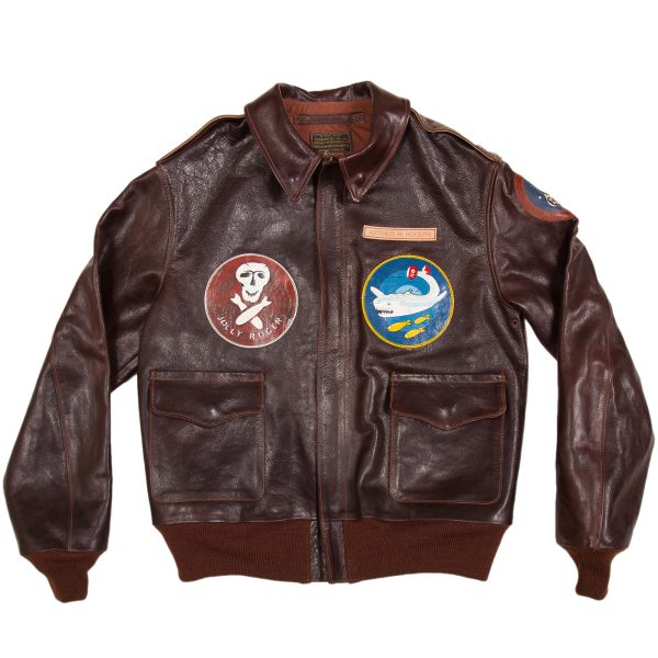 Jolly Rogers Special Limited Edition Brown Leather Jacket