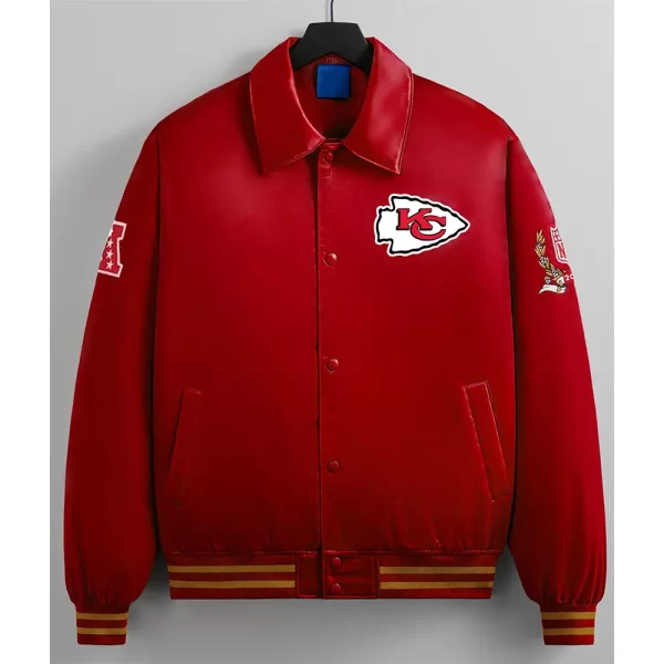 Kansas City Chiefs Race Red Satin Jacket