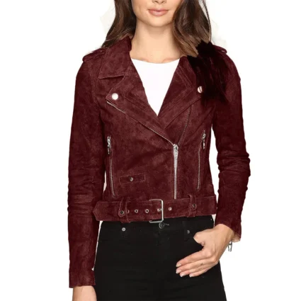 Kennedy Mcmann Nancy Drew Brown Suede Leather Jacket