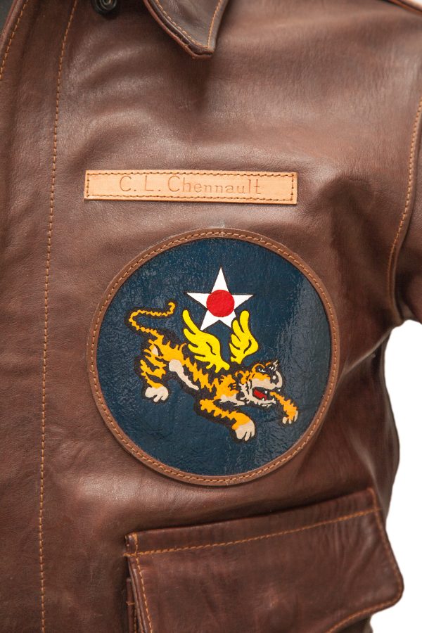 Lt. General Claire Lee Chennault Brown Leather Jacket