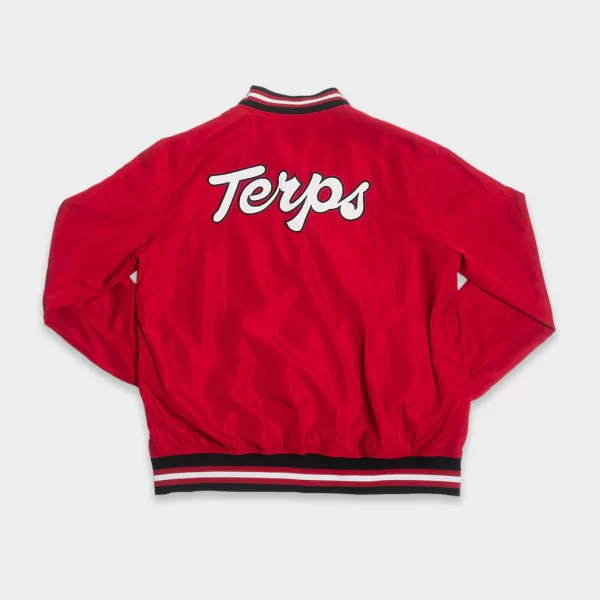 Maryland Terrapins Retro Terps Script Bomber Red Jacket