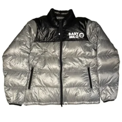 Men Bape Puffer Zip Jacket