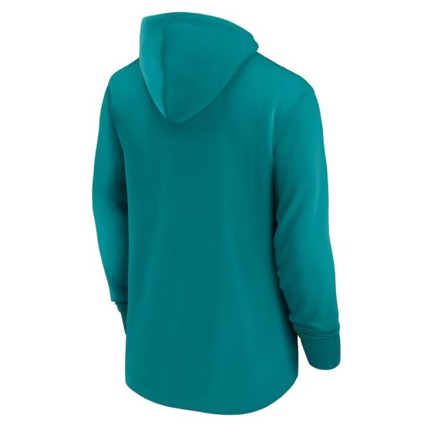 Men's Nike Aqua Miami Dolphins Classic Hoodie