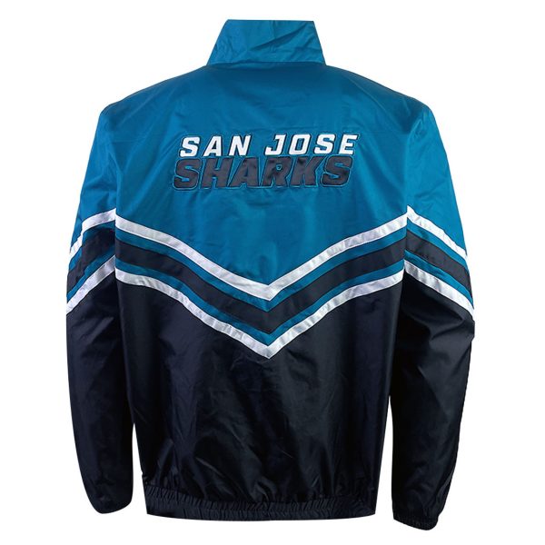 Men's San Jose Sharks Starter Power Hitter Full Zip Jacket