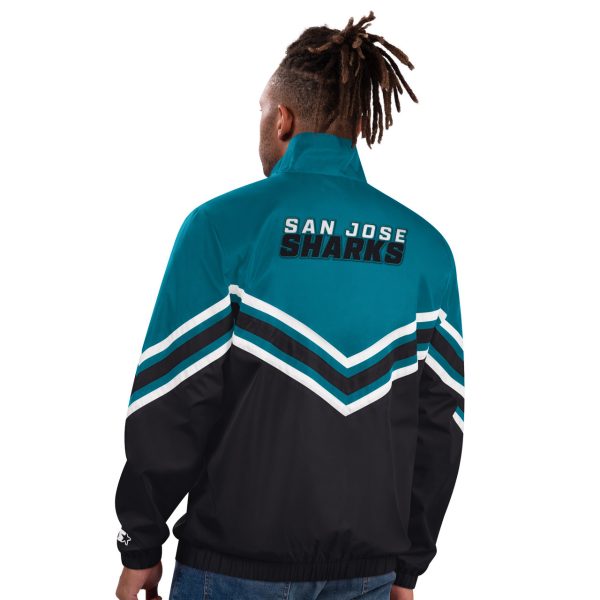 Men's San Jose Sharks Starter Power Hitter Jackets