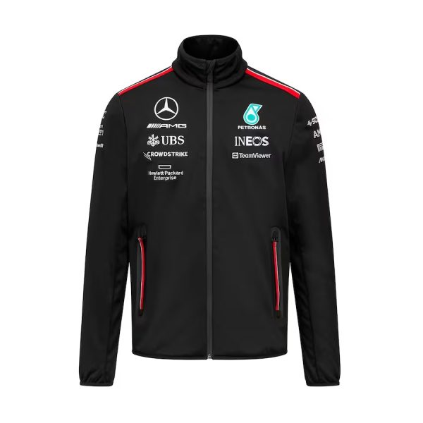 Mercedes AMG Petronas F1 2023 Team Softshell polyester Jacket