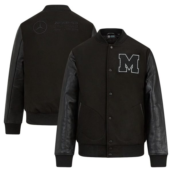 Mercedes AMG Petronas F1 Wool Varsity Jacket