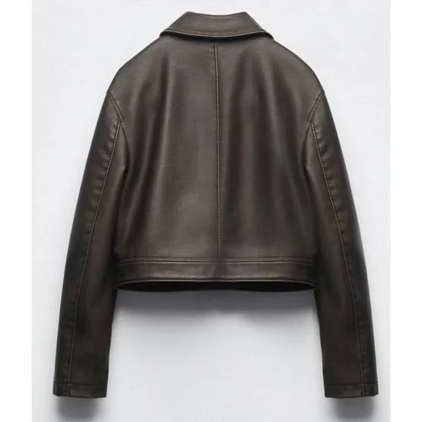 Micah Lussier Love Is Blind S04 Black Leather Cropped Jacket