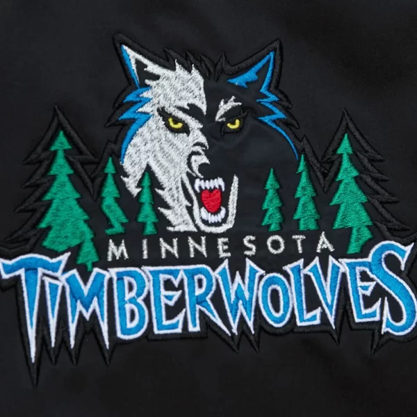 Minnesota Timberwolves Heavyweight Satin Jacket