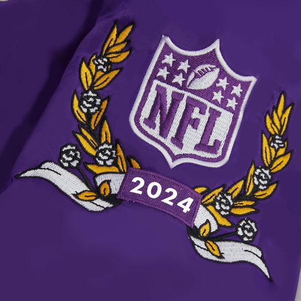 Minnesota Vikings Cover Bomber Jacket