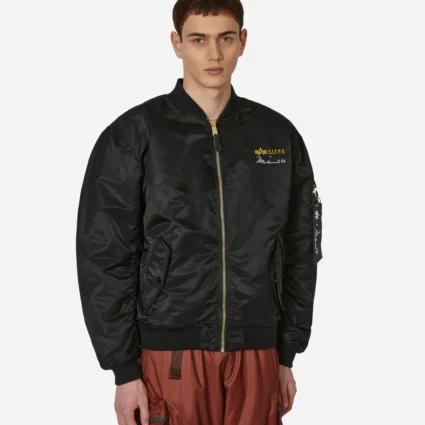 Muhammad Ali MA-1 Black Bomber Jacket