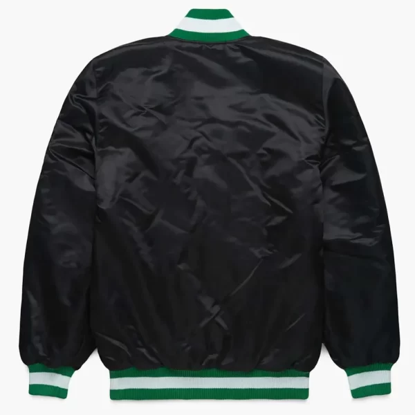 NFL Black Philadelphia Eagles Satin Full-Snap Jacket