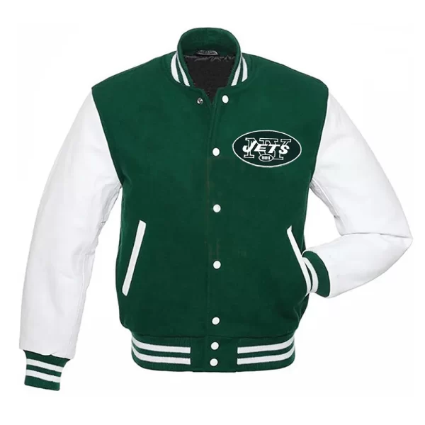 NY Jets Kevin Arnold Green Varsity Jacket