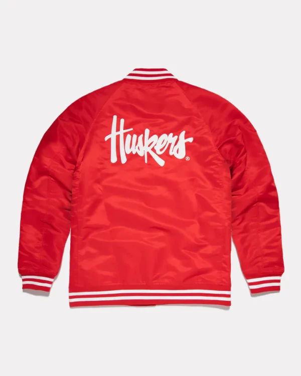Nebraska Cornhuskers Red Varsity Jacket