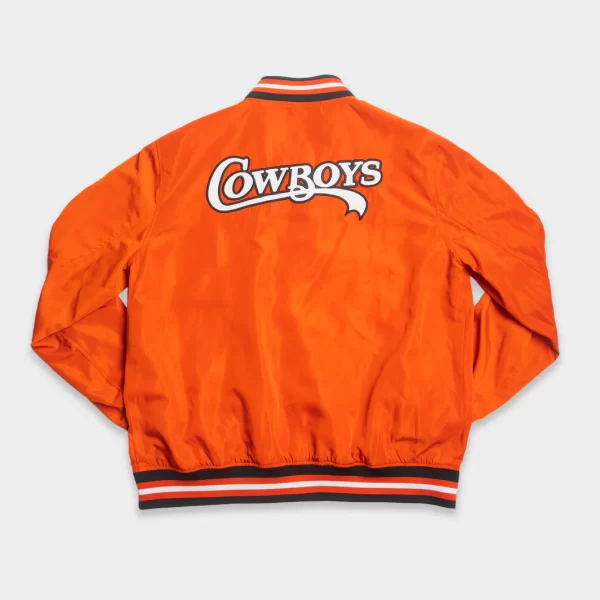 Oklahoma State Cowboys Vintage-Inspired Bomber Orange Jacket