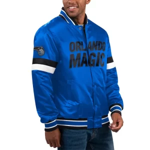 Orlando Magic Home Game Blue Satin Jacket