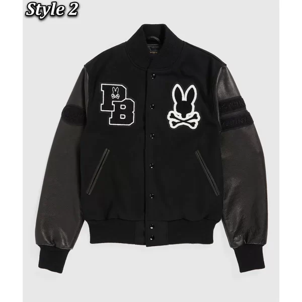 PB Golden Bear Letterman Black Jacket