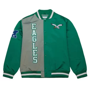 Philadelphia Eagles Team OG 2.0 Satin Green & Gray Jacket