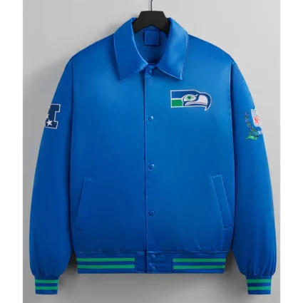 Seattle Seahawks Merriam Bomber Blue Jacket