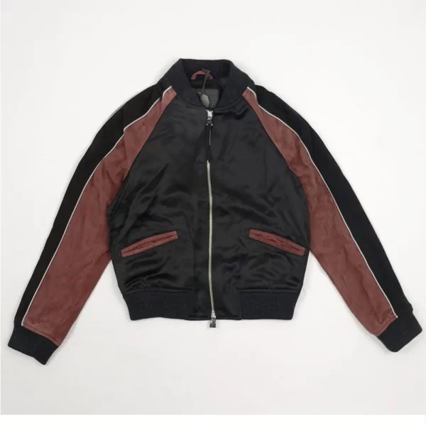 Skymed Aason Nadjiwon Bomber Satin Jacket