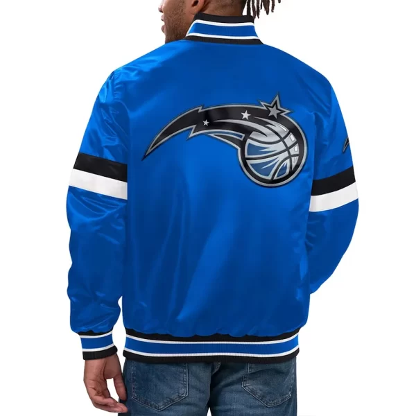 Starter Blue Orlando Magic Home Game Satin Jacket