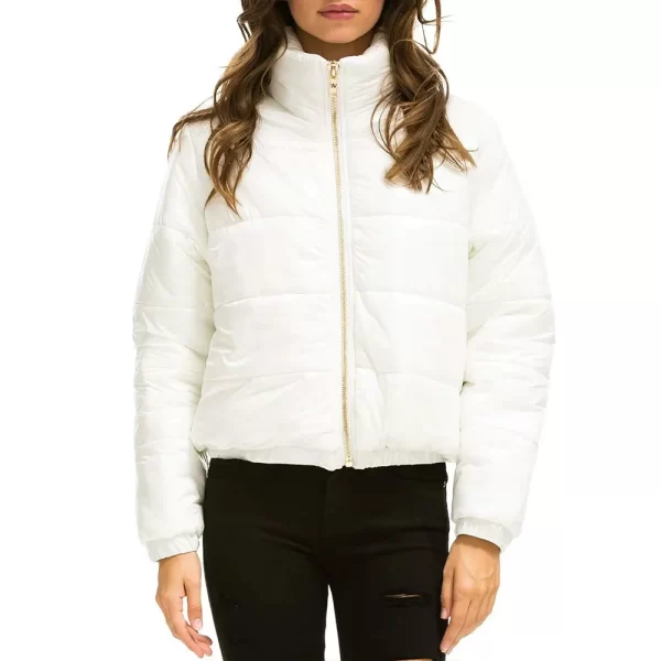 Sunburst Apres Glossy Puffer Full-Zip Jacket