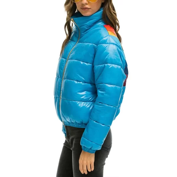 Sunburst Apres Glossy Puffer Jacket