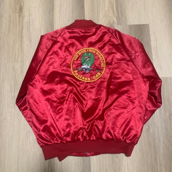 The Boys From Syracuse Vintage Button zip Satin Jacket