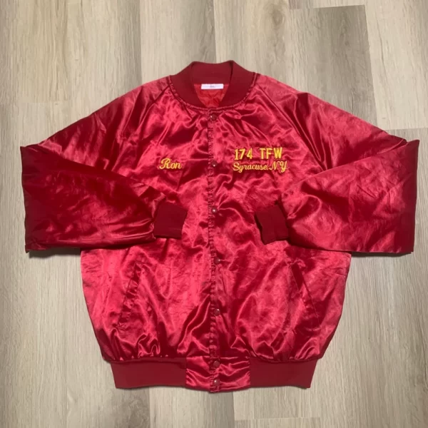 The Boys From Syracuse Vintage Maroon Satin Jacket