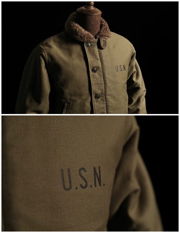 The N-1, alpaca lined with Olive drab winter shade Jacket