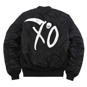 The Weeknd Warren Lotas Black Bomber Jacket