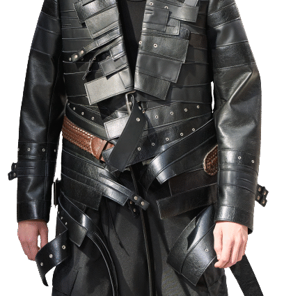 Timothée Chalamet Black Belted Jacket