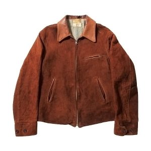 Topline Sports Vintage Suede Leather Jacket