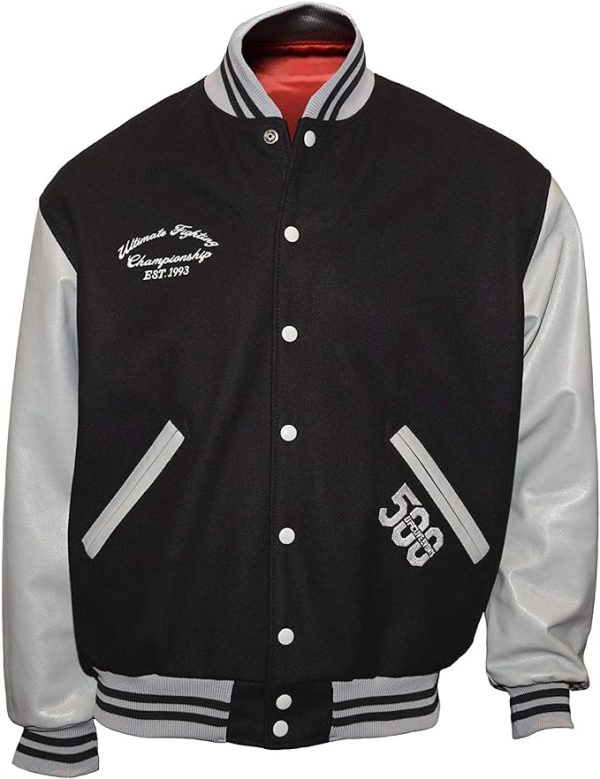 UFC Men's Letterman Wool Jacket