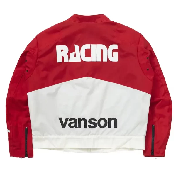 Vanson Supreme Racing Leather Motorcycle Jacket