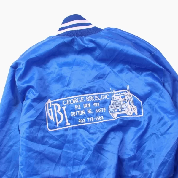 Vintage George Bros Inc Satin Bomber Jackets