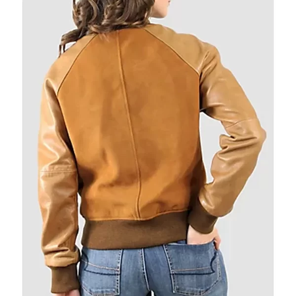 Virgin River Season 5 Elise Gatien Brown Varsity Jacket