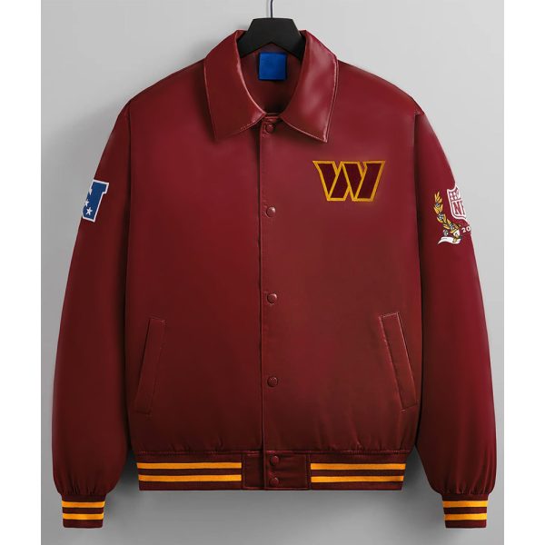 Washington Commanders Prompt Maroon Bomber Jacket