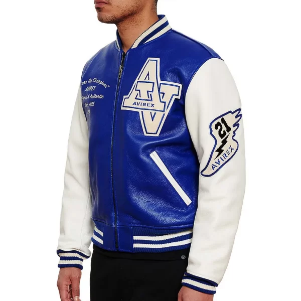 Wildcat Champion Varsity Leather Jacket.