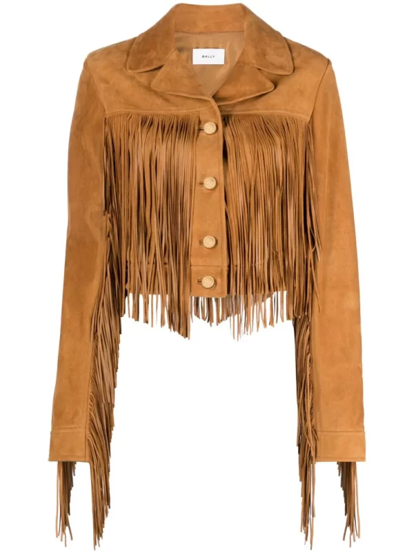 Women's Brown Lamb Skin Suede Leather Jackets