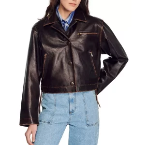 Women’s Jude Brown Leather Jacket