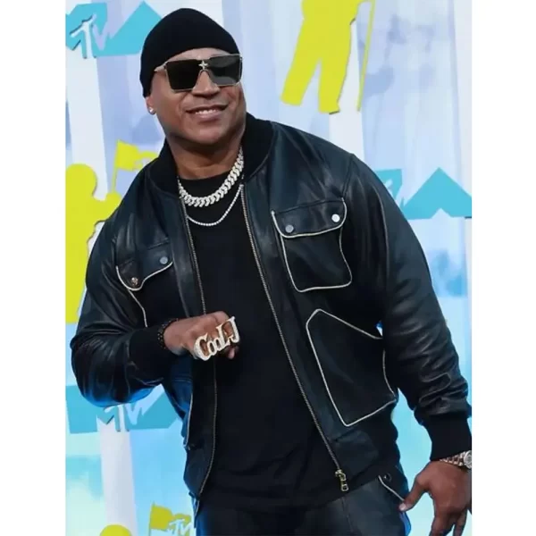 2022 MTV Video Music Awards LL Cool J Leather Bomber Jacket