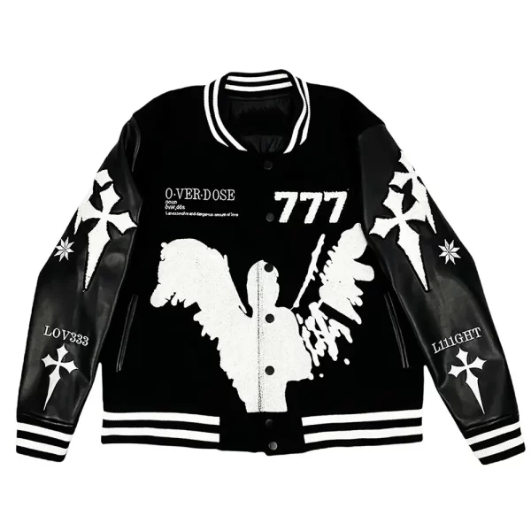 777 O-Ver-Dose Wool Varsity Jacket