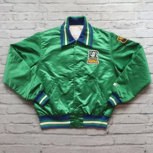 90’s Anaheim Mighty Ducks Satin Jacket