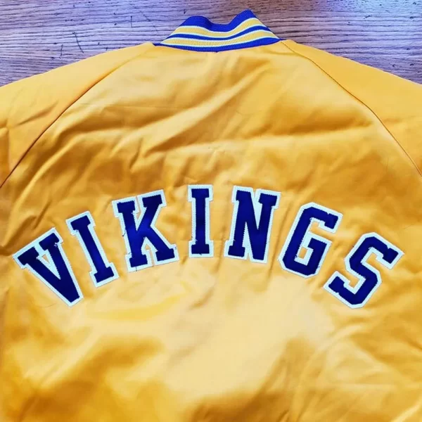 90’s Minnesota Vikings Yellow Bomber Jacket