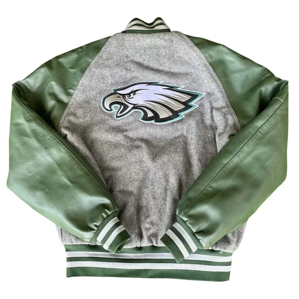 American Flag Philadelphia Eagles Varsity Jacket & Leather Varsity Jacket